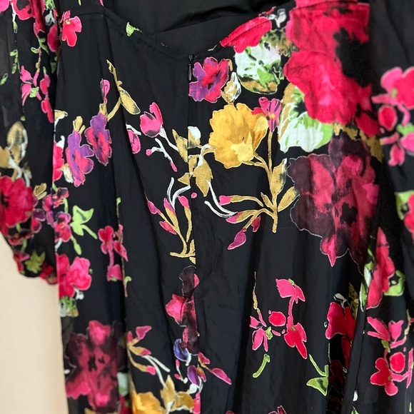 Graceful Arrival Black Floral Burnout Backless Maxi Dress - Picture 9 of 9